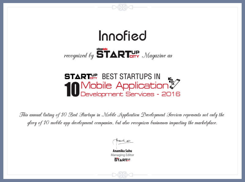 award from silicon India startup city magazine