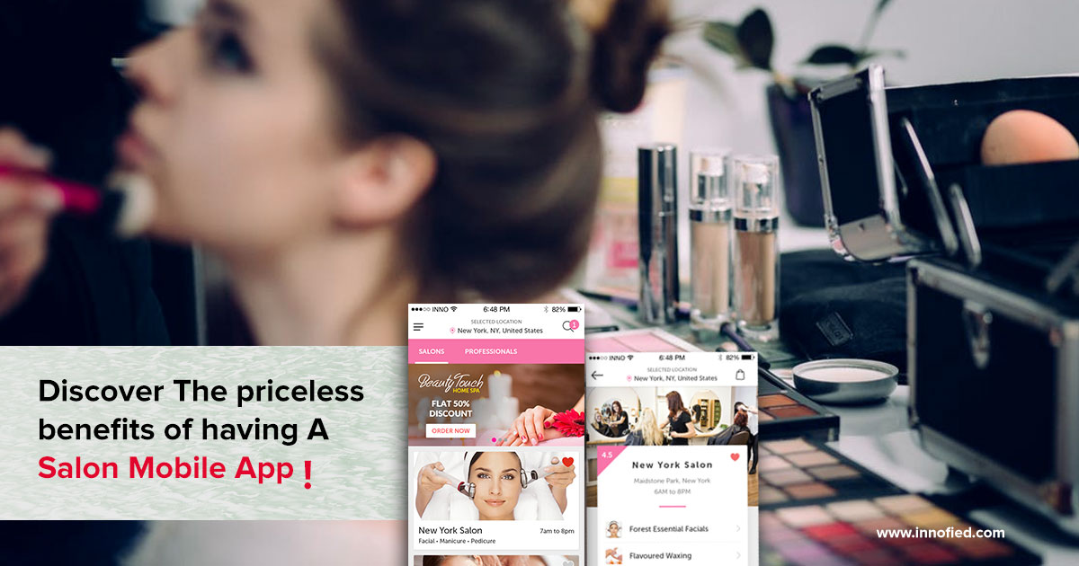 mobile app for beauty salon featured image