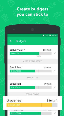 create personal finance apps like Mint