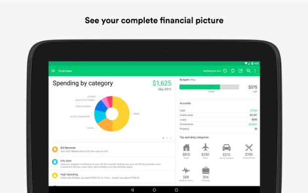 financial app development like Mint 2