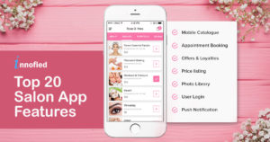 beauty salon app features