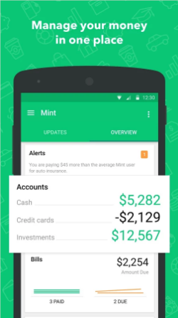 perosnal finance app development like mint