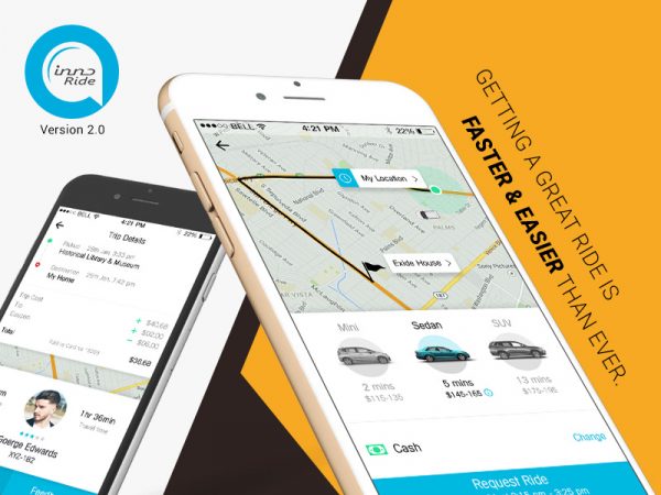 Innoride- taxi app solution