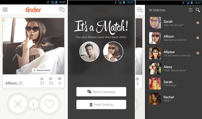 create Tinder like app