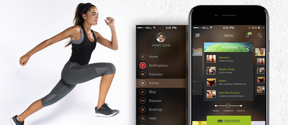 fitness app features